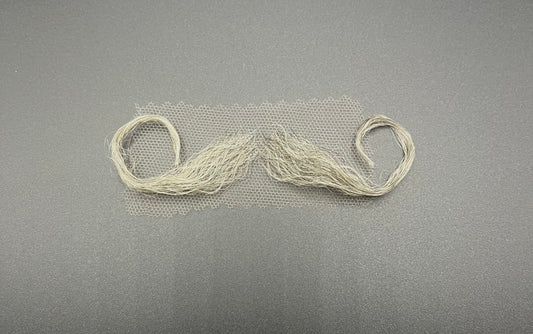 Moustache naturel « English » longue