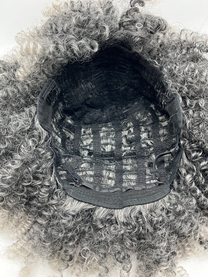 Perruque frisé - GREY 