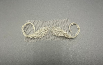 Moustache naturel « English » longue