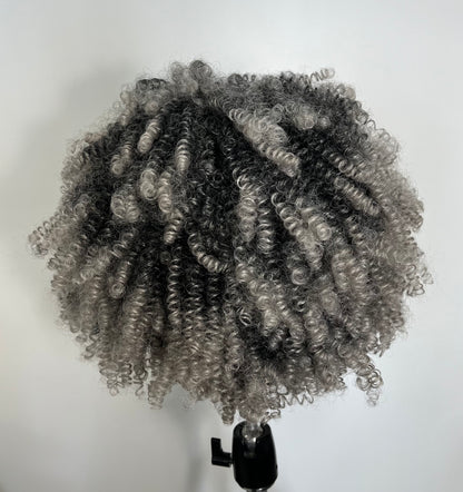 Perruque frisé - GREY 