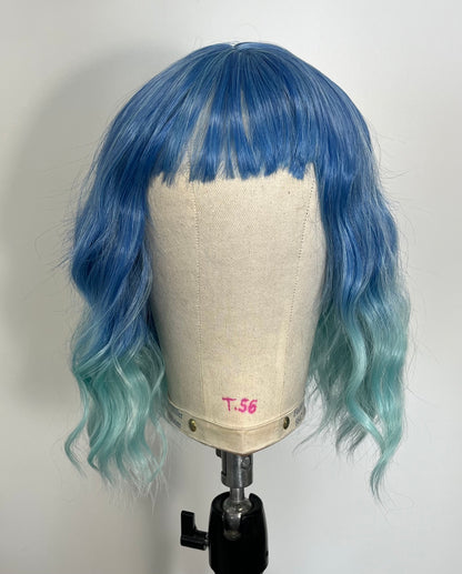 Perruque frange - BLUE