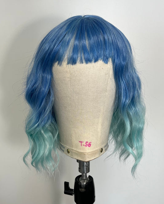 Perruque frange - BLUE
